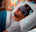 Antifaz para Dormir con Bluetooth y Música Relajante - Bloqueo de Luz Total