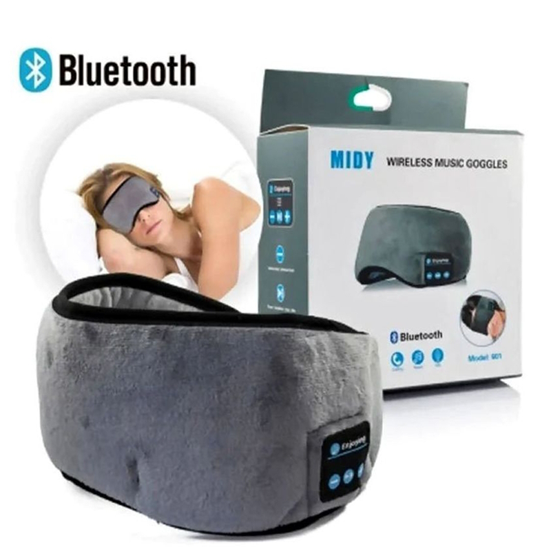 Antifaz para Dormir con Bluetooth y Música Relajante - Bloqueo de Luz Total