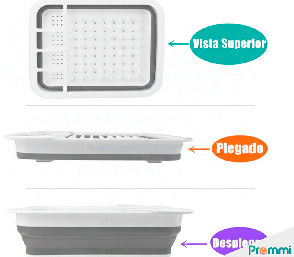 Escurridor de Platos Plegable