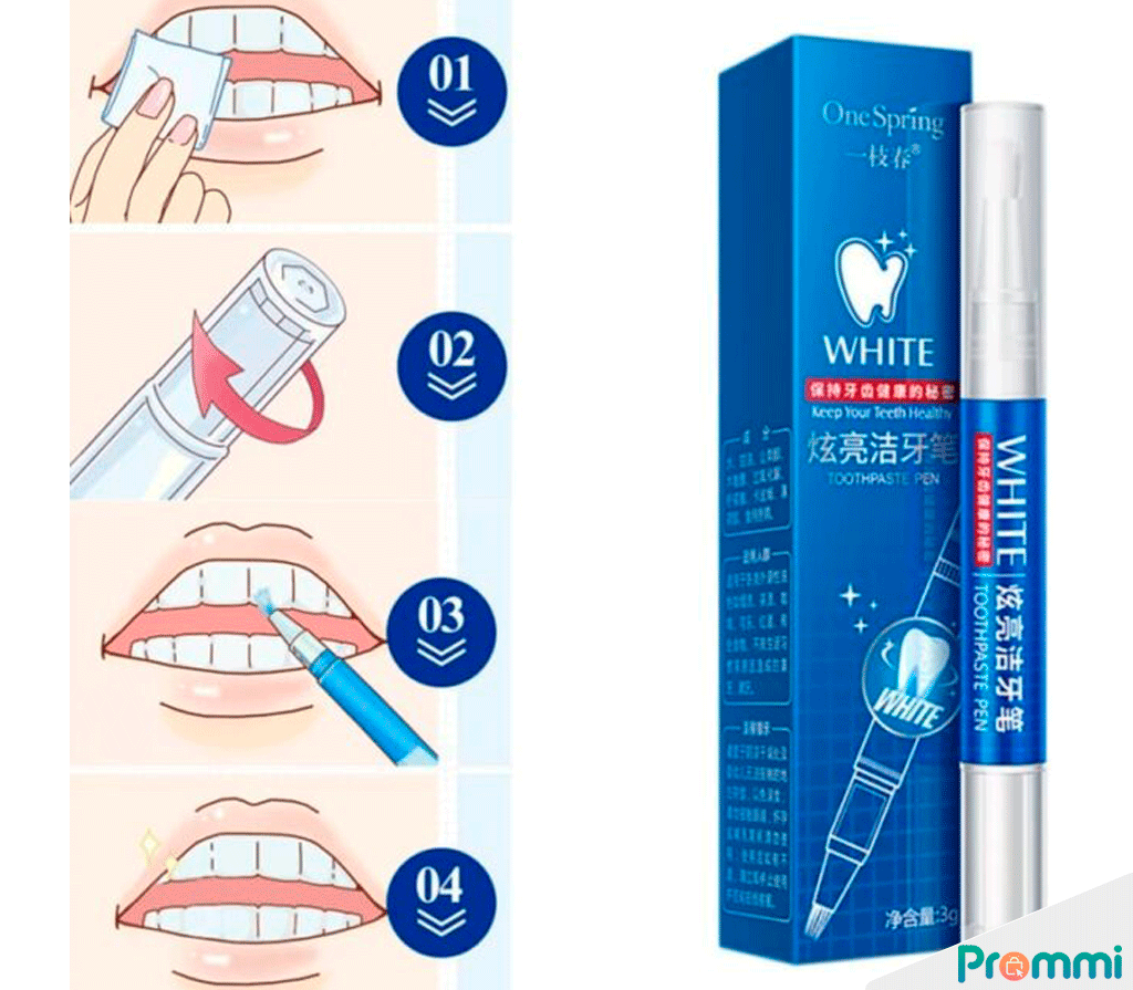 Lápiz Blanqueador Dental: Sonrisa brillante en segundos